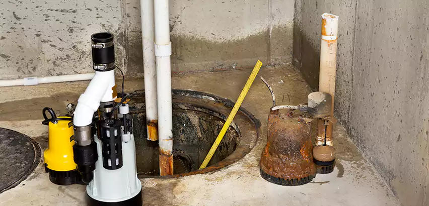 Installing Sump Pump in Finished Basement in South Lyon, MI