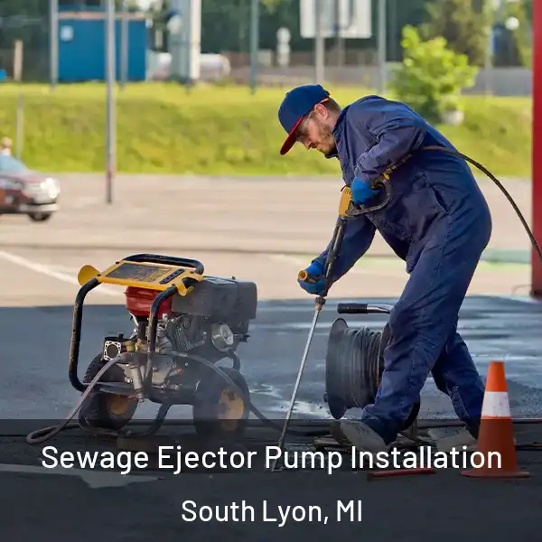  Sewage Ejector Pump Installation South Lyon, MI