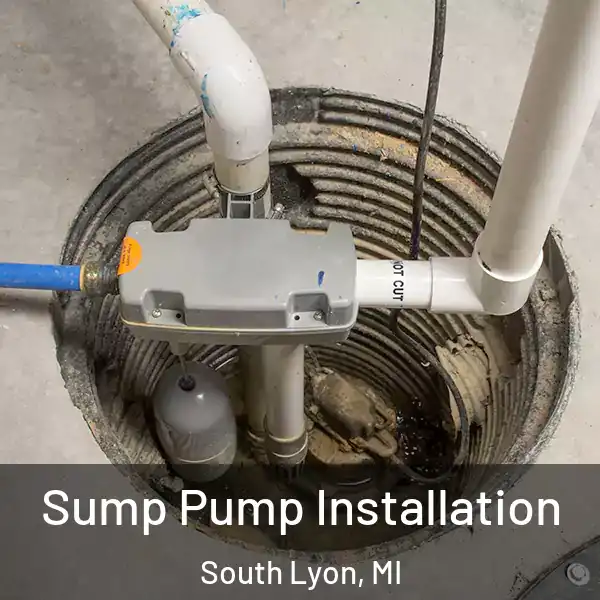  Sump Pump Installation South Lyon, MI